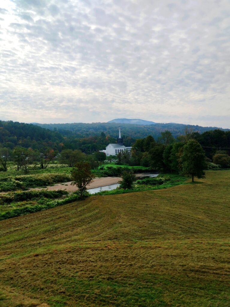 Vue sur l'Eglise de Stowe