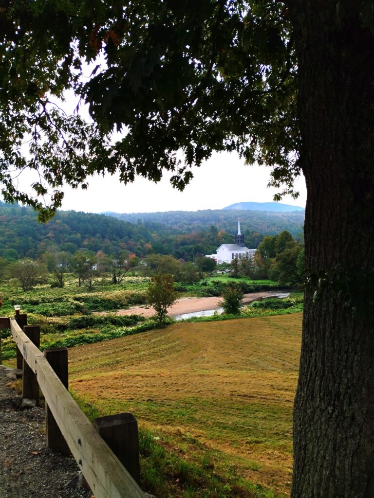 Vue sur l'Eglise de Stowe